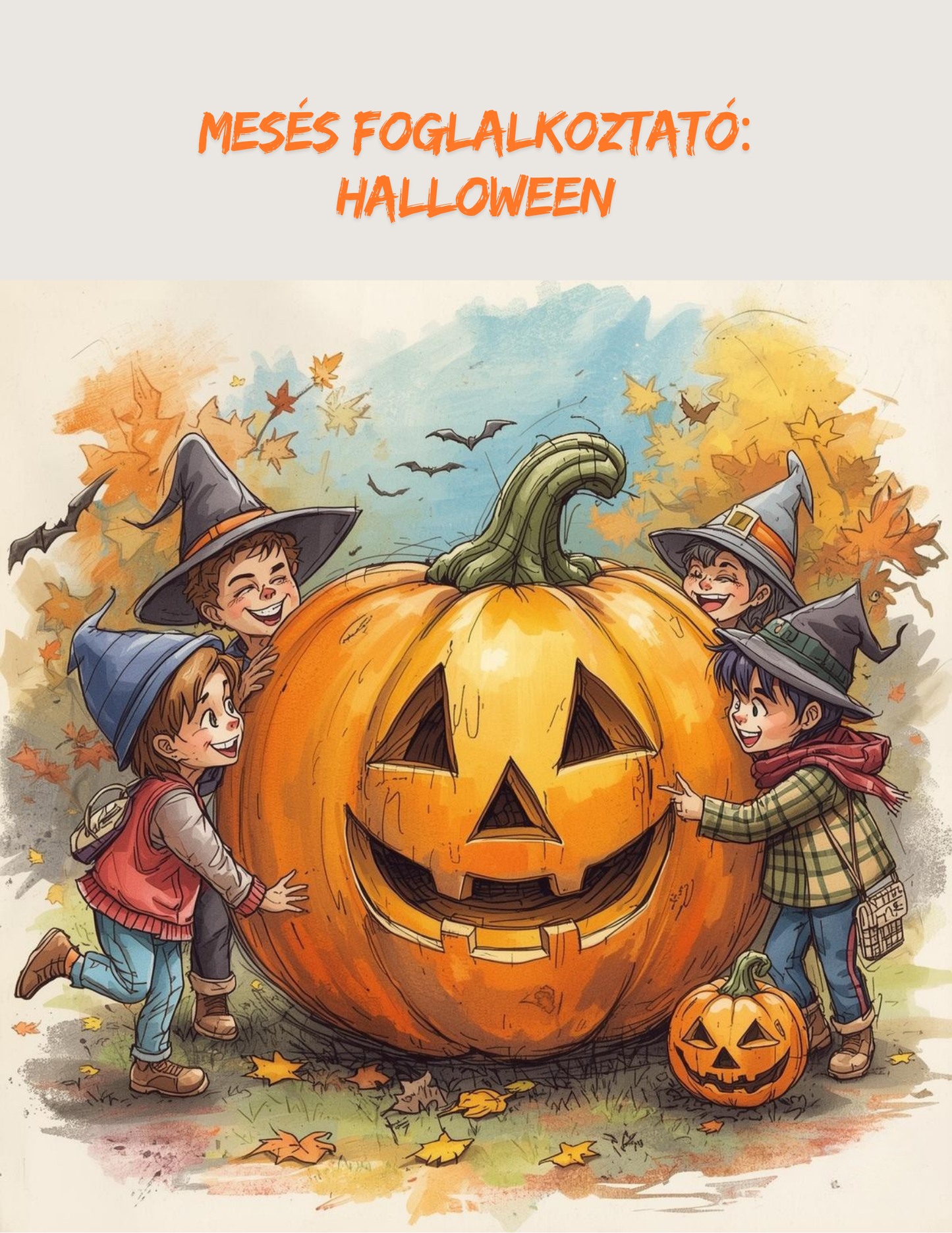 Mesés foglalkoztató: Halloween