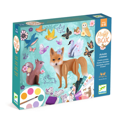 Djeco Bájos bolyhos Fluffy Box kreatív műhely 6 az 1-ben készlet DJ09329