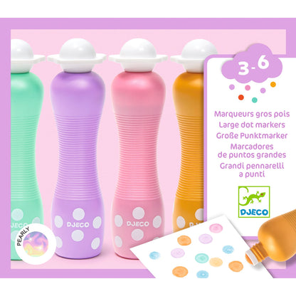 Marokfilc Készlet 4 Gyöngyház Színben - Pontozó színezés